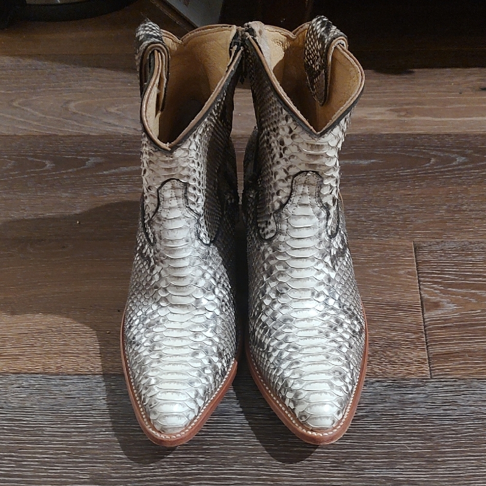 Women's Snakeskin Ankle Boots
